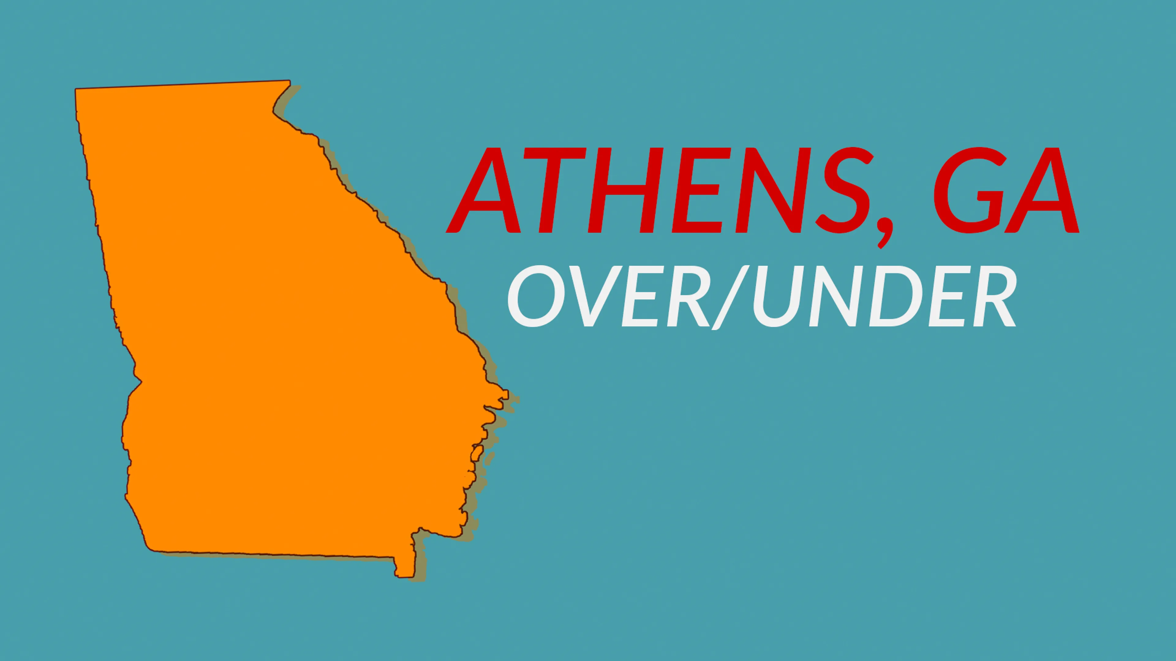 Athens, Georgia: Over/Under poster